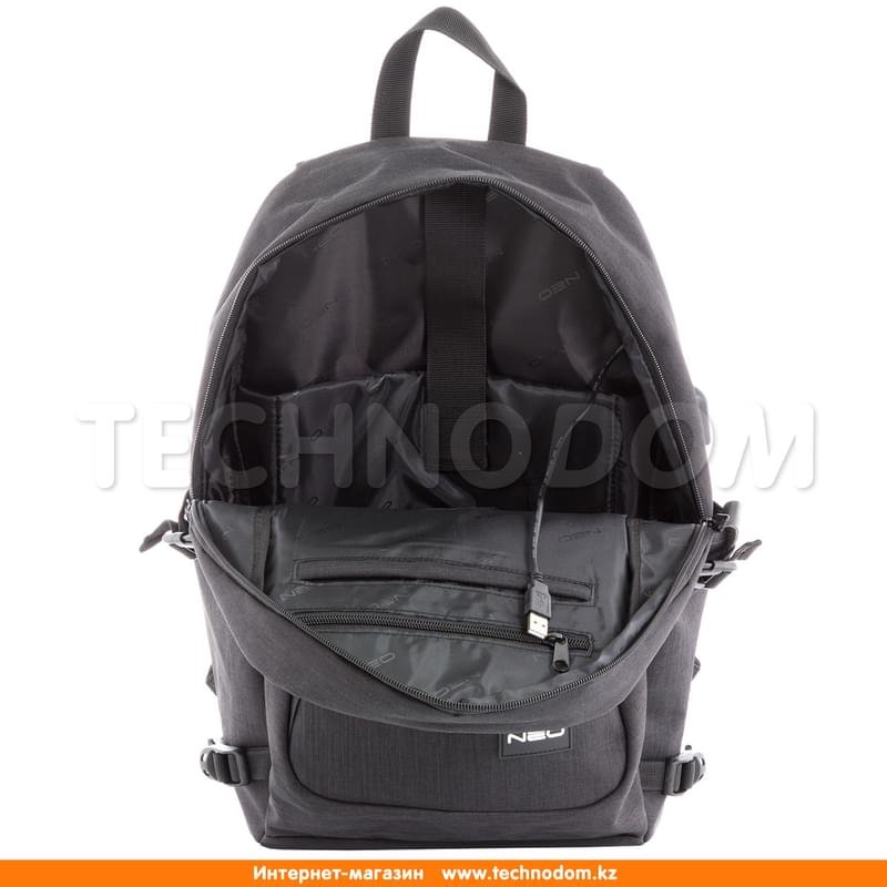 Рюкзак для ноутбука 15.6" NEO NEB-019, Black, полиэстер (NEB-019B) - фото #4