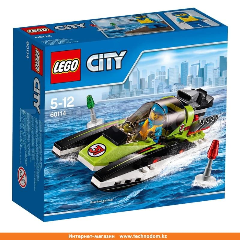 Конструктор LEGO CITY Гоночный катер 60114 - фото #0