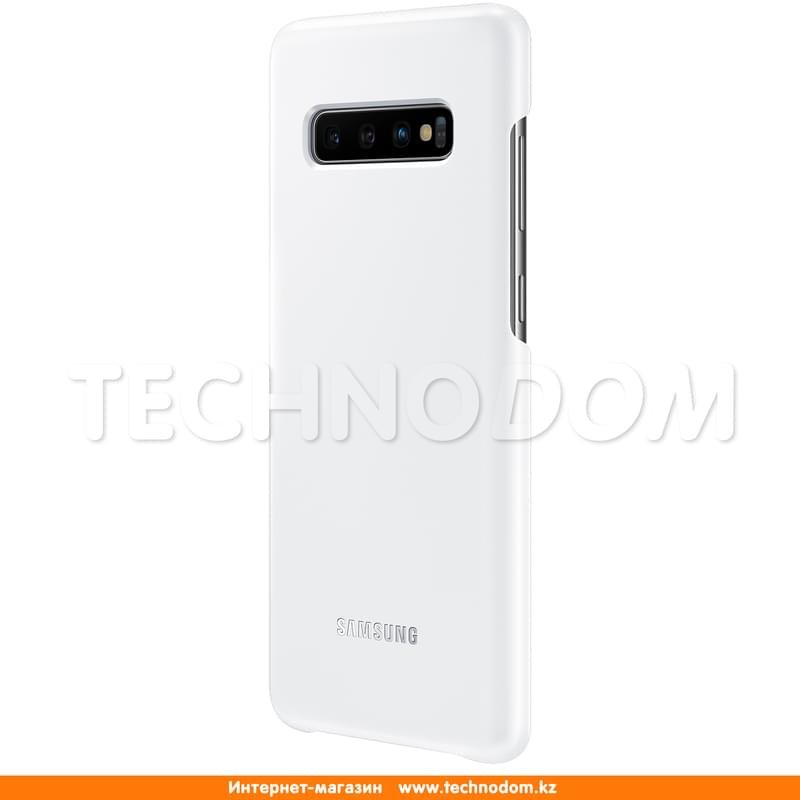 Чехол для Samsung Galaxy S10+/G975, Silicone Cover, White (EF-PG975TWEGRU) - фото #1