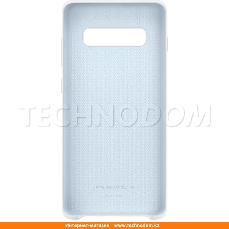 Чехол для Samsung Galaxy S10+/G975, Silicone Cover, White (EF-PG975TWEGRU) - фото #3