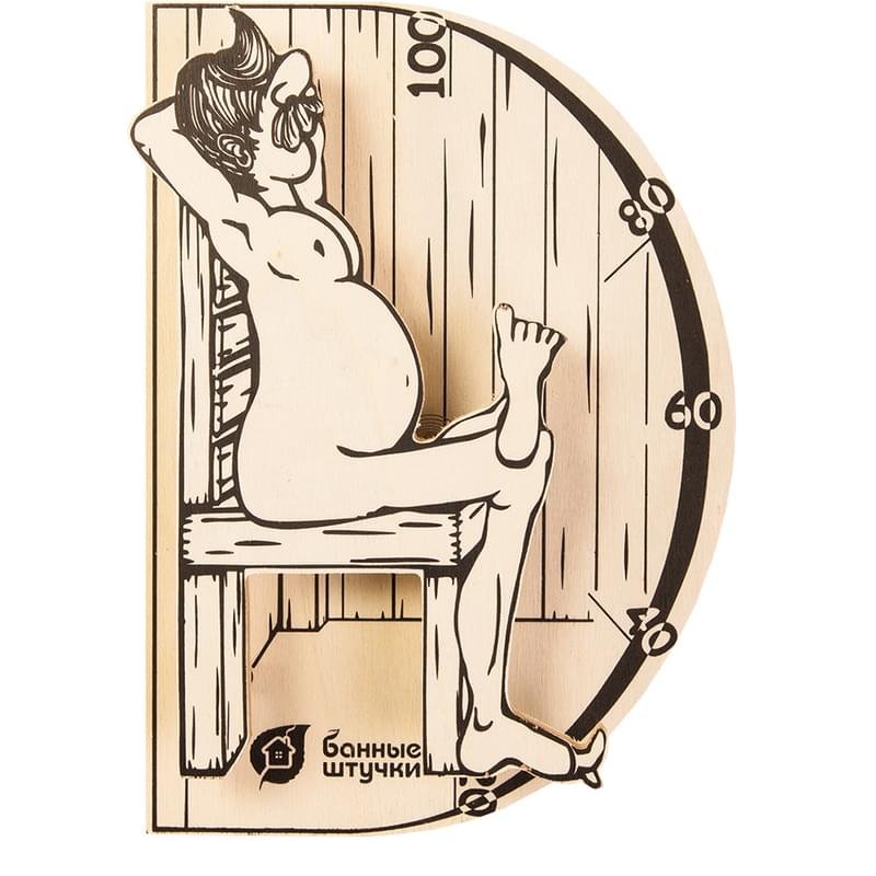 Термометр для бани и сауны "В здоровом теле - здоровый дух" - фото #0