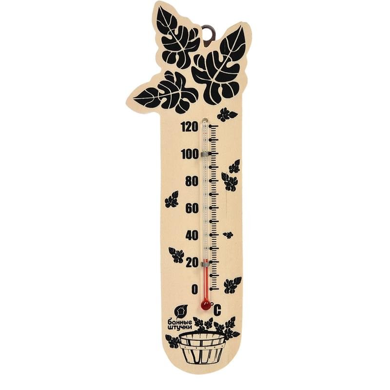 Термометр для бани и сауны "Банный веник" - фото #0