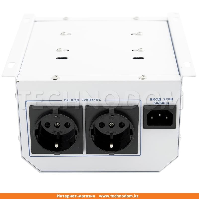 Стабилизатор SVC, 1000VA, AVR:140-280В, 2Shuko, LED, Чистая синусоида, 1,5м White (AVR-1000-W) - фото #4