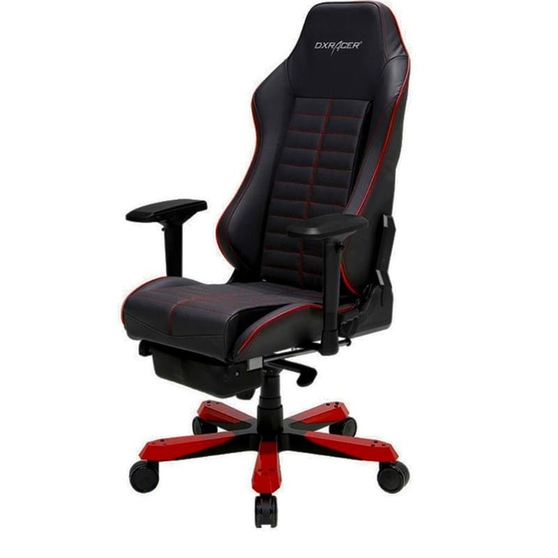 Игровое компьютерное кресло DXRacer Iron, Black/Red (OH/IA133/NR) - фото #1
