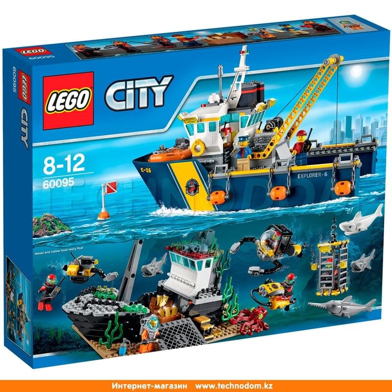 Дет. Конструктор Lego City, Корабль исследователей морских глубин (60095) - фото #0