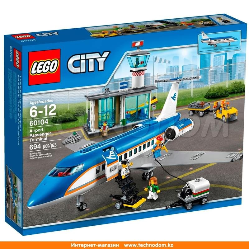 Дет. Конструктор Lego City, Пассажирский терминал аэропорта (60104) - фото #0