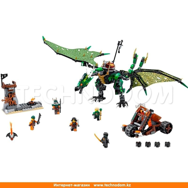 Дет. Конструктор Lego Ninjago, Зелёный Дракон (70593) - фото #1