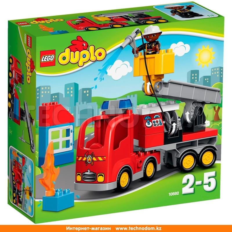 Дет. Конструктор Lego Duplo, Пожарный грузовик (10592) - фото #0