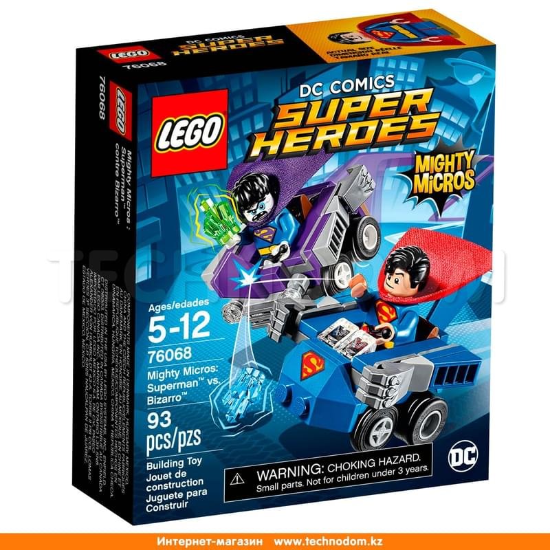 Дет. Конструктор Lego Super Heroes, Mighty Micros: Супермен™ против Бизарро (76068) - фото #0