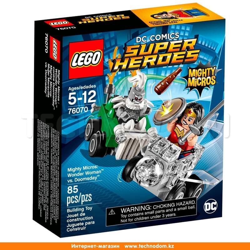 Дет. Конструктор Lego Super Heroes, Mighty Micros: Чудо-женщина™ против Думсдэя (76070) - фото #0