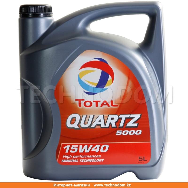 Моторное масло TOTAL Quartz 5000 15W40 API SL/CF 5л - фото #0
