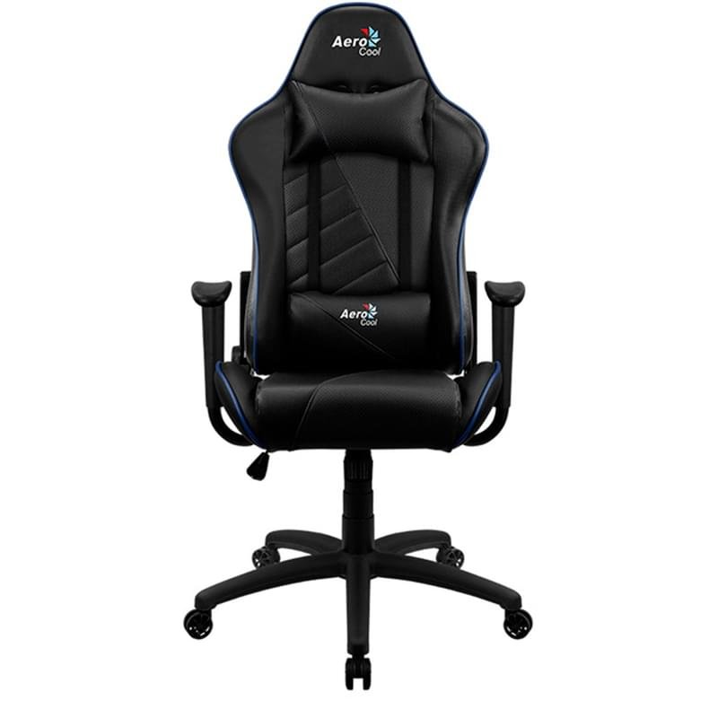 Игровое компьютерное кресло Aerocool AC110BB AIR, Black/Blue (AC110 AIR BB) - фото #0