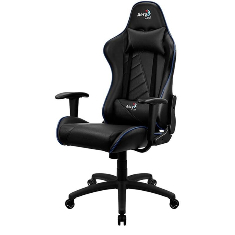 Игровое компьютерное кресло Aerocool AC110BB AIR, Black/Blue (AC110 AIR BB) - фото #1