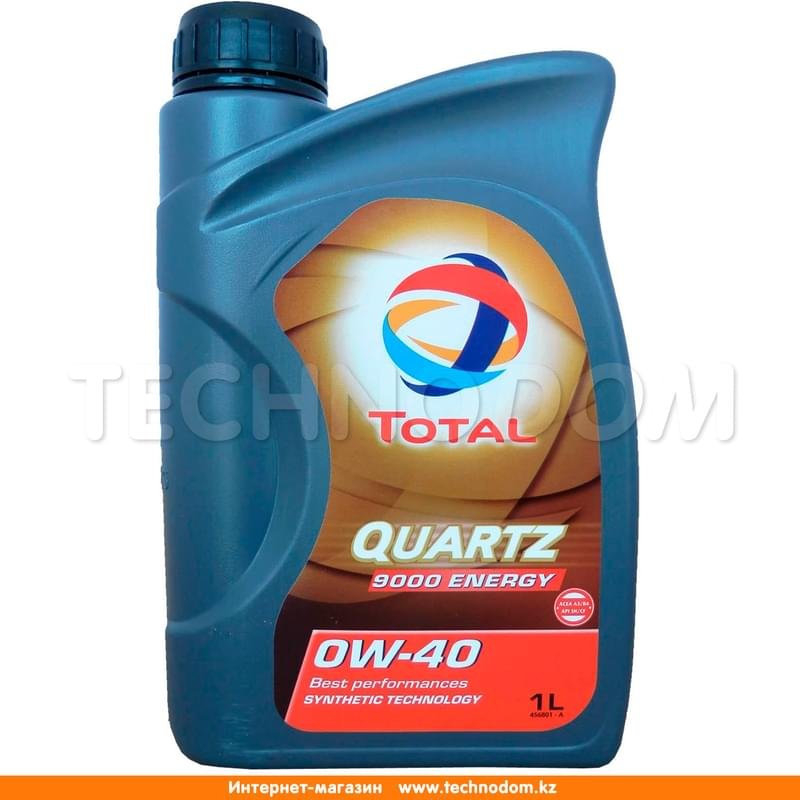 Моторное масло TOTAL Quartz 9000 Energy 0W40 API SN/CF 1л - фото #0