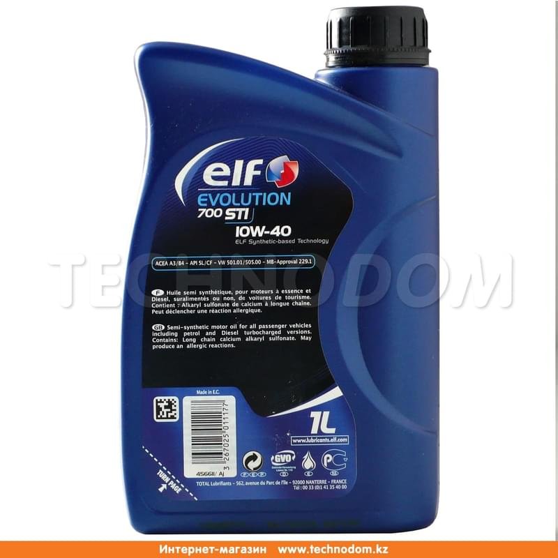 Моторное масло ELF 700 STI 10W40 API SL/CF 1л - фото #1