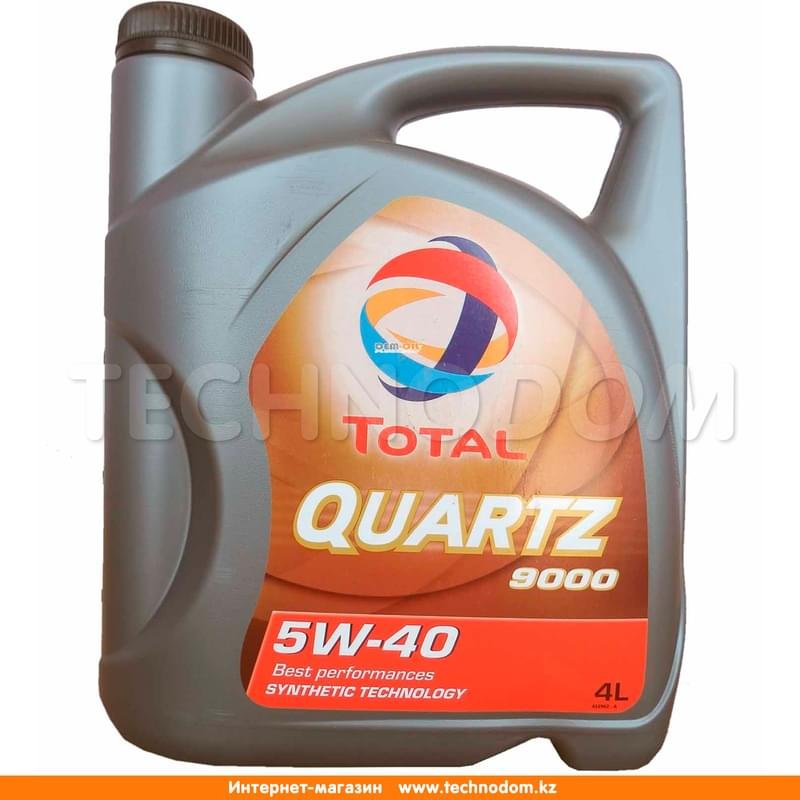 Моторное масло TOTAL Quartz 9000 5W40 API SN/CF 4л - фото #0