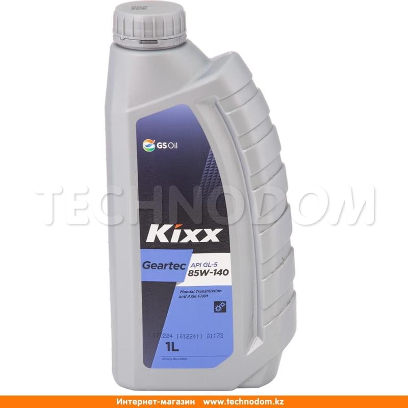 Трансмиссионное масло KIXX Geartec SAE 85W140 API GL-5 1л - фото #0