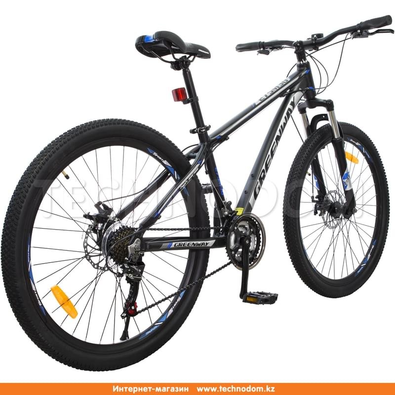 Велосипед Greenway 275M30, 27.5" Black/Blue - фото #3