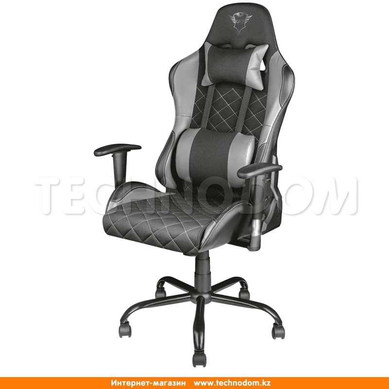 Игровое компьютерное кресло Trust GXT 707R Resto Gaming, Black/Gray (22525) - фото #2