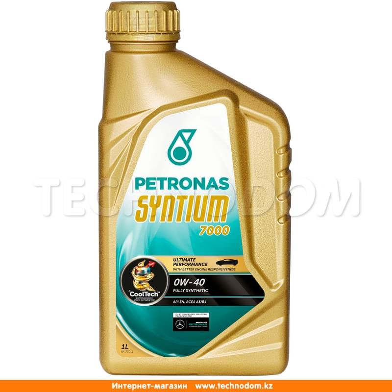 Моторное масло PETRONAS Syntium 7000 0W40 API SN 1л - фото #0