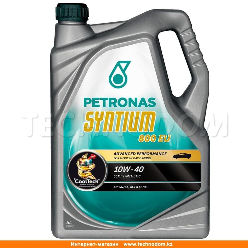 Моторное масло PETRONAS Syntium 800 EU 10W40 API SN/CF 5л - фото #0