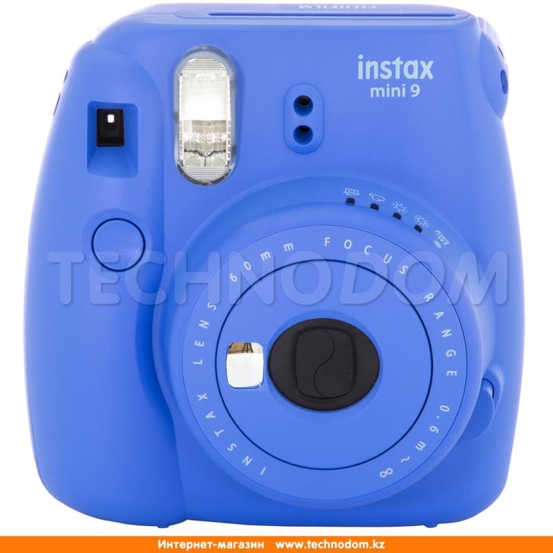 Фотоаппарат моментальной печати FUJIFILM Instax Mini 9 COB Blue в подарочной упаковке - фото #2