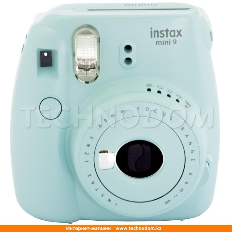 Фотоаппарат моментальной печати FUJIFILM Instax Mini 9 ICE BLUE в подарочной упаковке - фото #1