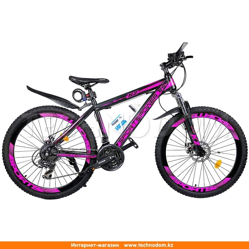 Sportspower велосипед D 26 (Цвет Черный/Розовый) - фото #0