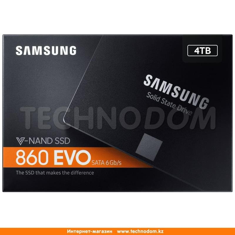 Внутренний SSD 2.5" 7мм 4TB Samsung 860 EVO, SATA-III 3D TLC (MZ-76E4T0BW) - фото #4