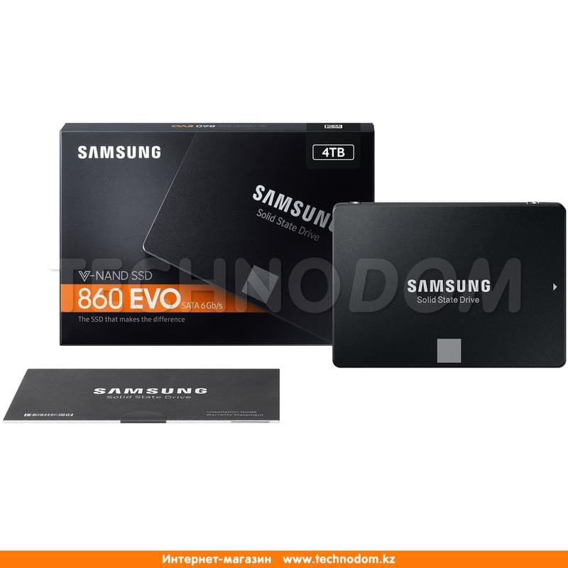 Внутренний SSD 2.5" 7мм 4TB Samsung 860 EVO, SATA-III 3D TLC (MZ-76E4T0BW) - фото #7