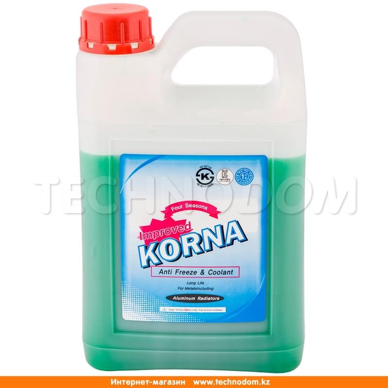 Охлаждающая жидкость KORNA Coolant зеленый концентрант 3л - фото #0
