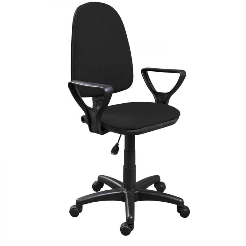Кресло для офиса "Престиж Н" черный - фото #0