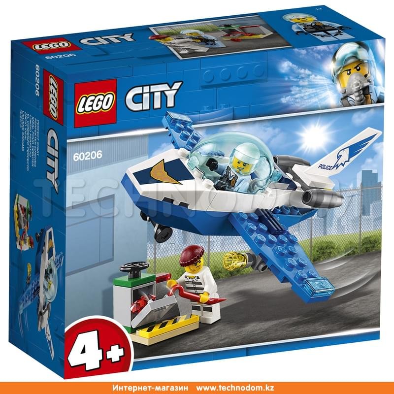 Конструктор Lego City Воздушная полиция: Патрульный самолёт 60206 - фото #0