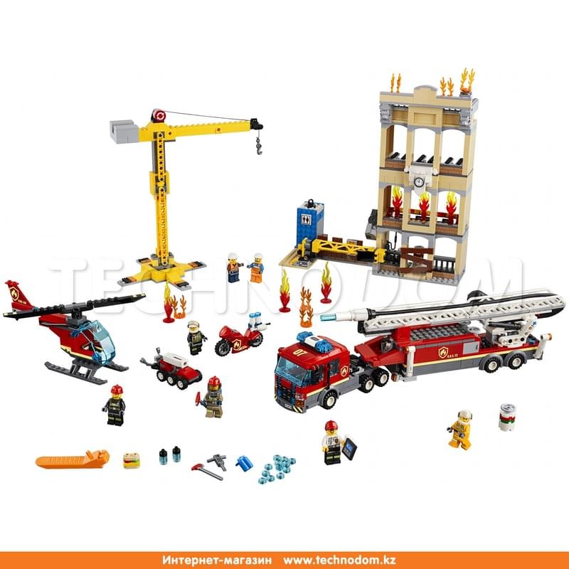 Конструктор LEGO CITY Пожарные: Центральная пожарная станция 60216 - фото #1