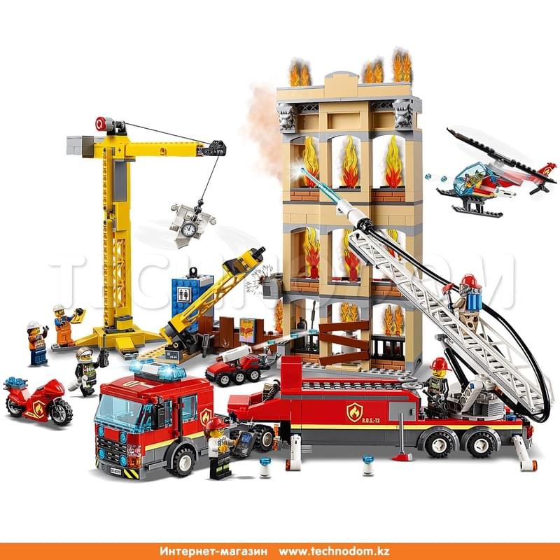Конструктор LEGO CITY Пожарные: Центральная пожарная станция 60216 - фото #2