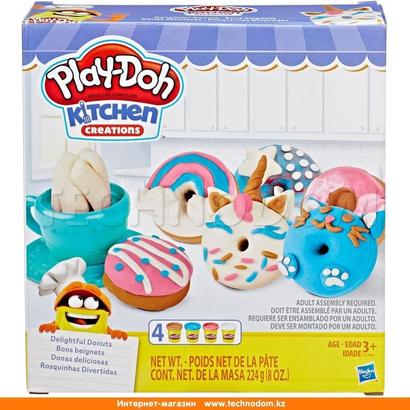 Игровой Набор Hasbro Play-Doh Плей-До Выпечка и пончики - фото #1