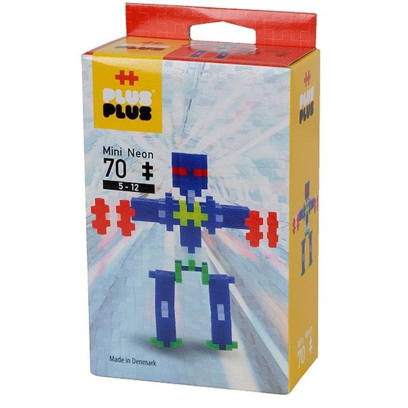 Игрушка Plus Plus Разноцветный конструктор для создания 3D моделей, робот кор. - фото #0