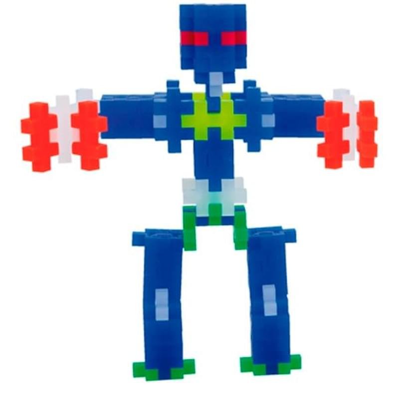 Игрушка Plus Plus Разноцветный конструктор для создания 3D моделей, робот кор. - фото #1