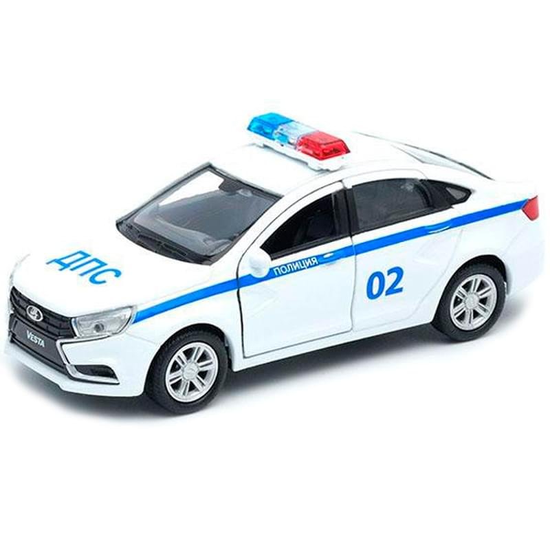 Игрушка модель машины 1:34-39 LADA VESTA SW CROSS полиция ДПС - фото #0