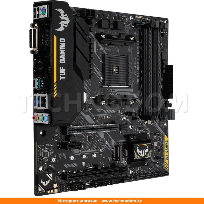 Материнская плата Asus TUF B450M-PLUS GAMING AM4 B450 4DDR4 PCI-E 2x16 1x1 (HDMI+DVI-D) mATX - фото #2