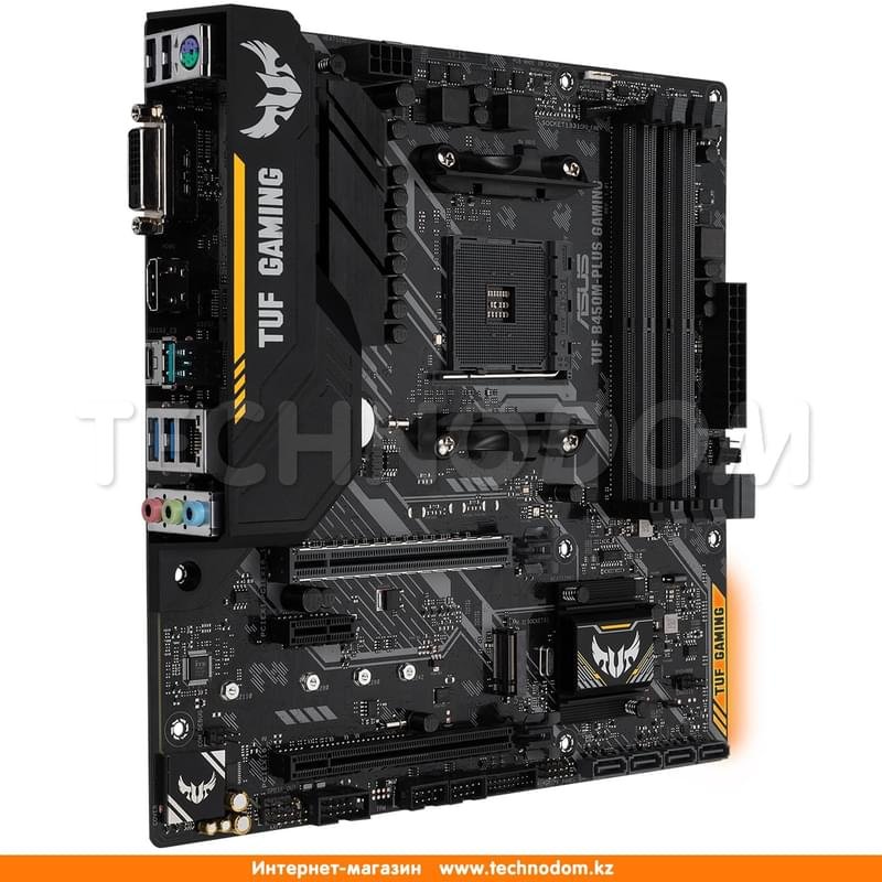 Материнская плата Asus TUF B450M-PLUS GAMING AM4 B450 4DDR4 PCI-E 2x16 1x1 (HDMI+DVI-D) mATX - фото #3