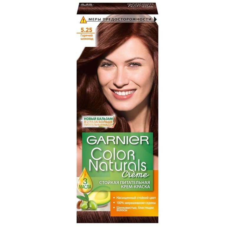 Крем-краска стойкая питательная Color Naturals 5.25 Горячий шоколад Garnier - фото #0