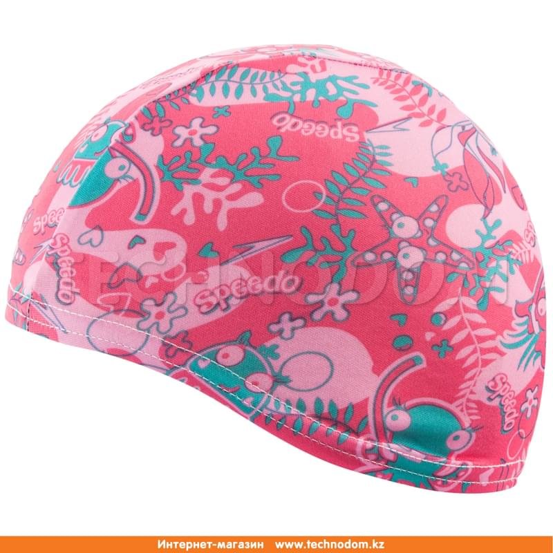 Шапочка для плавания детская Sea Squad Polyester Cap Junior Speedo (8-07997B915, One size, розовый) - фото #0