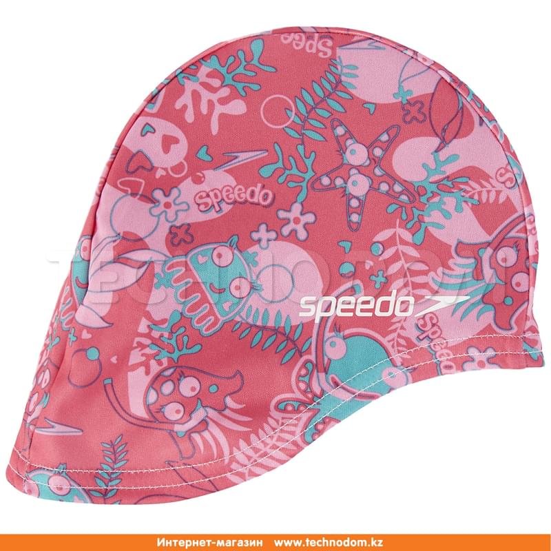 Шапочка для плавания детская Sea Squad Polyester Cap Junior Speedo (8-07997B915, One size, розовый) - фото #1