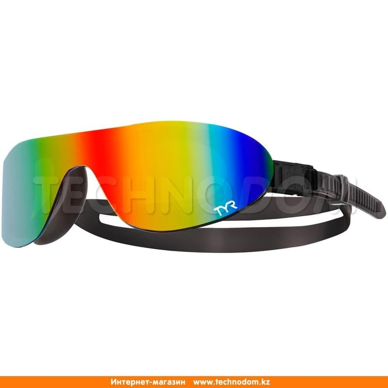 Очки для плавания Swim Shades Mirrored Goggle (LGSHDM - 969, TYR, Золотой/Радужный/Черный) - фото #0