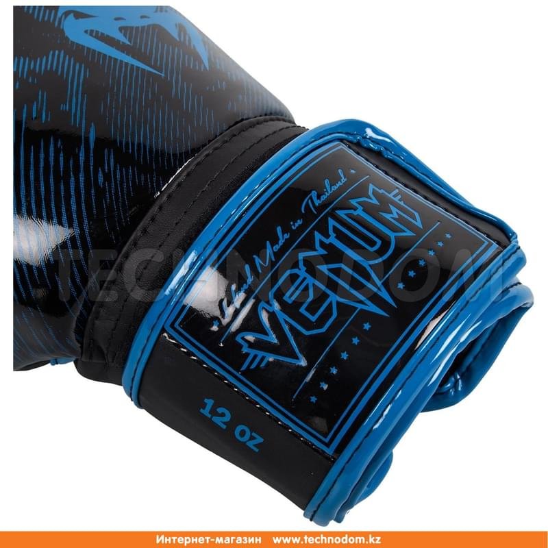 Перчатки боксерские Venum Fusion Boxing Gloves (VEN 02550-402 10oz BK/BL, 680, 10 oz, черно-синий) - фото #2