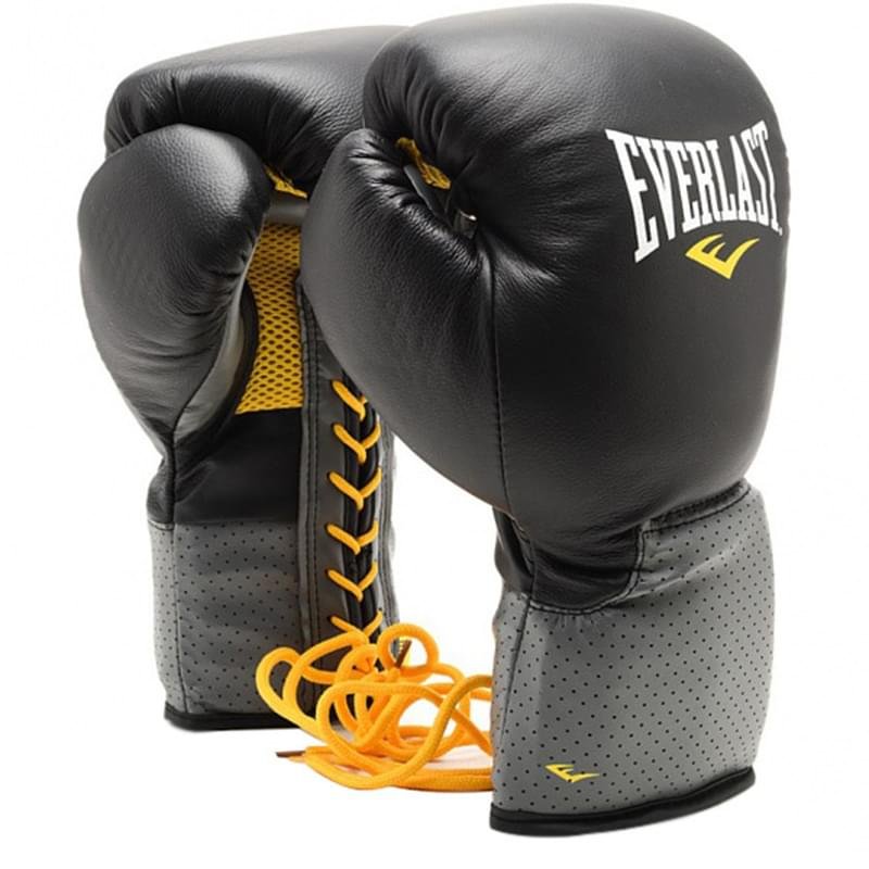 Перчатки боксерские тренировочные Pro Leather Everlast (591201 BK, Everlast, 720, 12 oz, черный) - фото #0