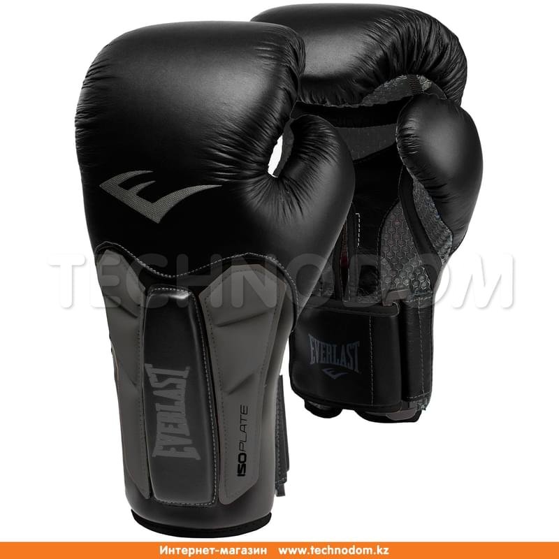 Перчатки боксерские снарядные Prime Leather Everlast (P00000150 14oz BK/GR, 820, 14 oz, черно-серый) - фото #0