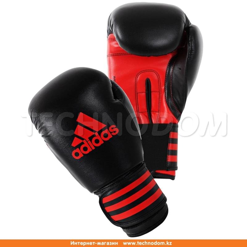 Перчатки боксерские Adidas Power 100 (adiPBG100 14oz BK/RD, Adidas, 820, 14 oz, черно-красный) - фото #0