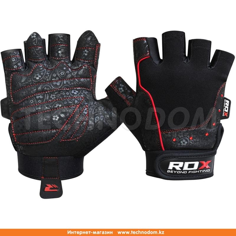 Перчатки для фитнеса GYM Glove Amara RDX (WGA-S4B, RDX, 100, L, черно-красный) - фото #0